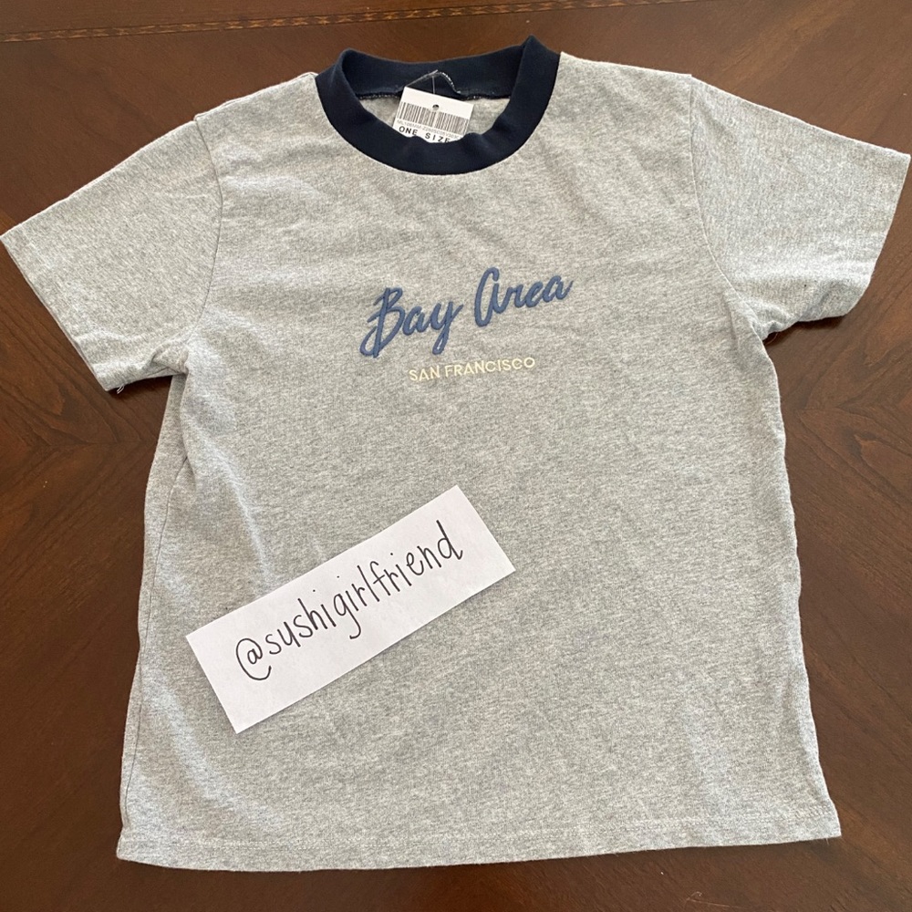 RARE Brandy Melville Bay Area Ringer Tee *nwt*